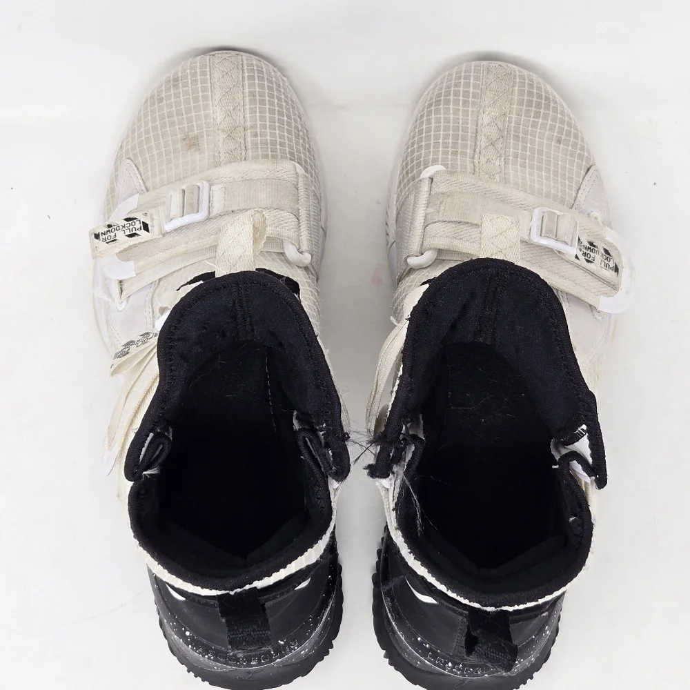 Nike LeBron Soldier 13 TB Basketball Shoes White Black Size Men 7 CN9809-113